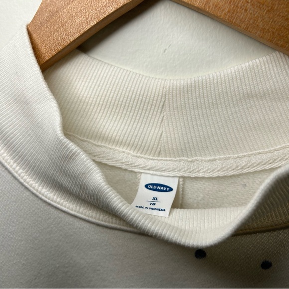 Like New Old Navy Ink Splatter mock neck pullover - Size XL - Picture 5 of 5